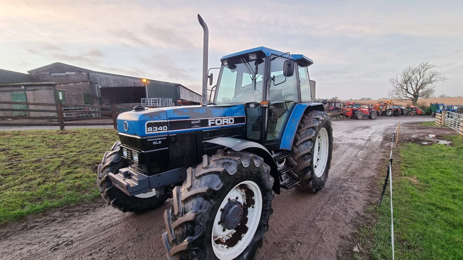 Ford 8340 tractor front